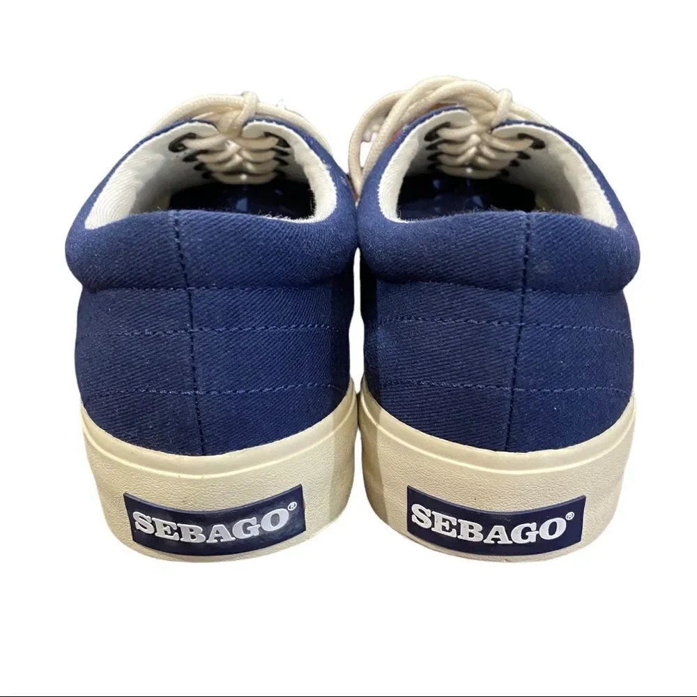 NEW Sebago Docksides John Navy Blue Women's Sneakers 6.5